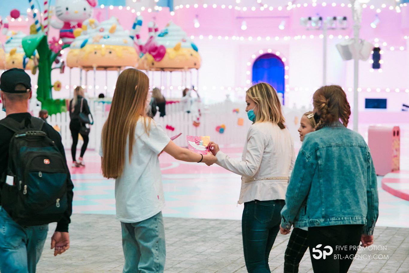 , Праздничное открытие салона Hello Kitty в Остров Мечты (Российский Disneyland) октябрь 2020