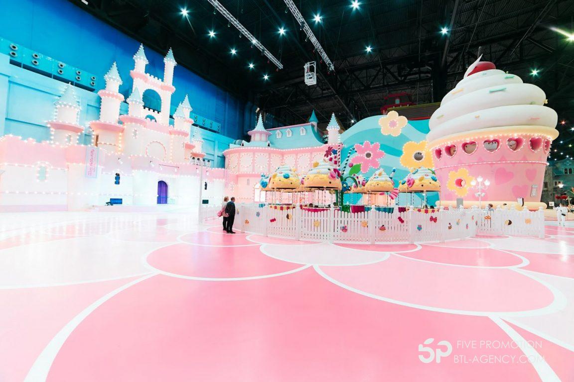 , Праздничное открытие салона Hello Kitty в Остров Мечты (Российский Disneyland) октябрь 2020